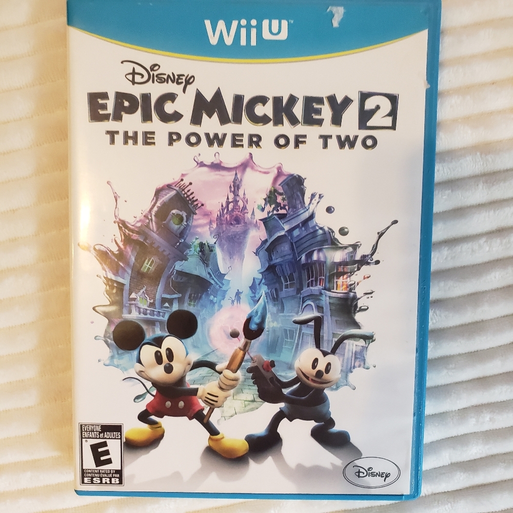 Disney Epic Mickey 2 The Power Of Two Wii U Game - Blue & White